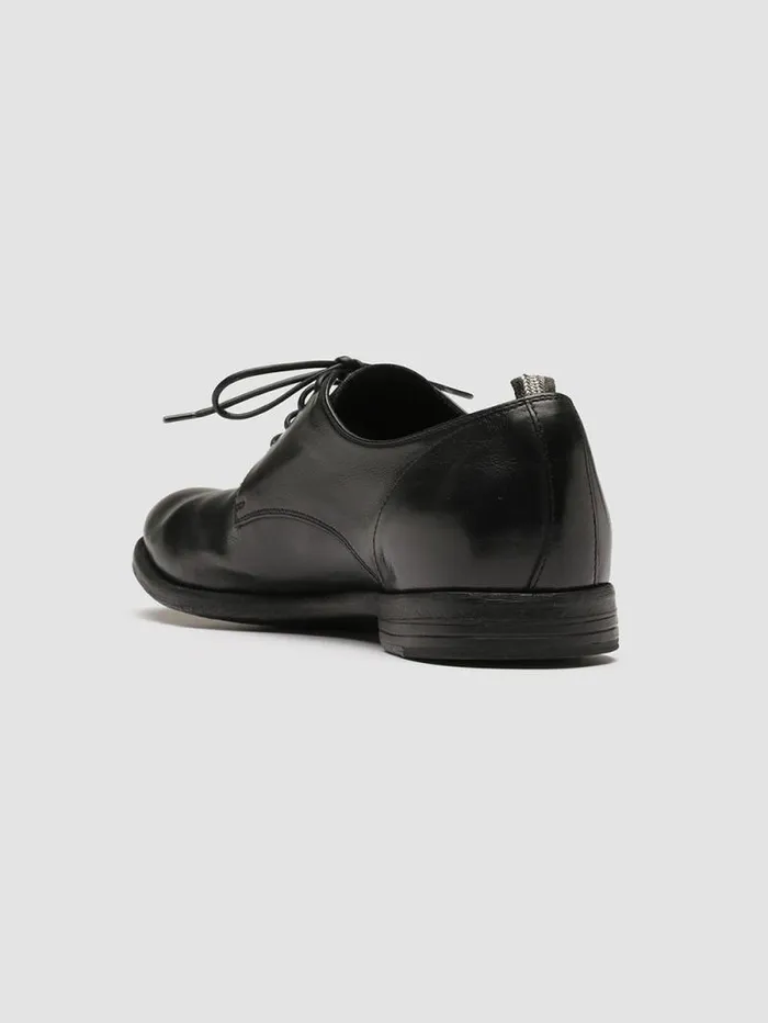 Men Officine Creative Footwear ARC 515 Black Leather Derby Shoes
