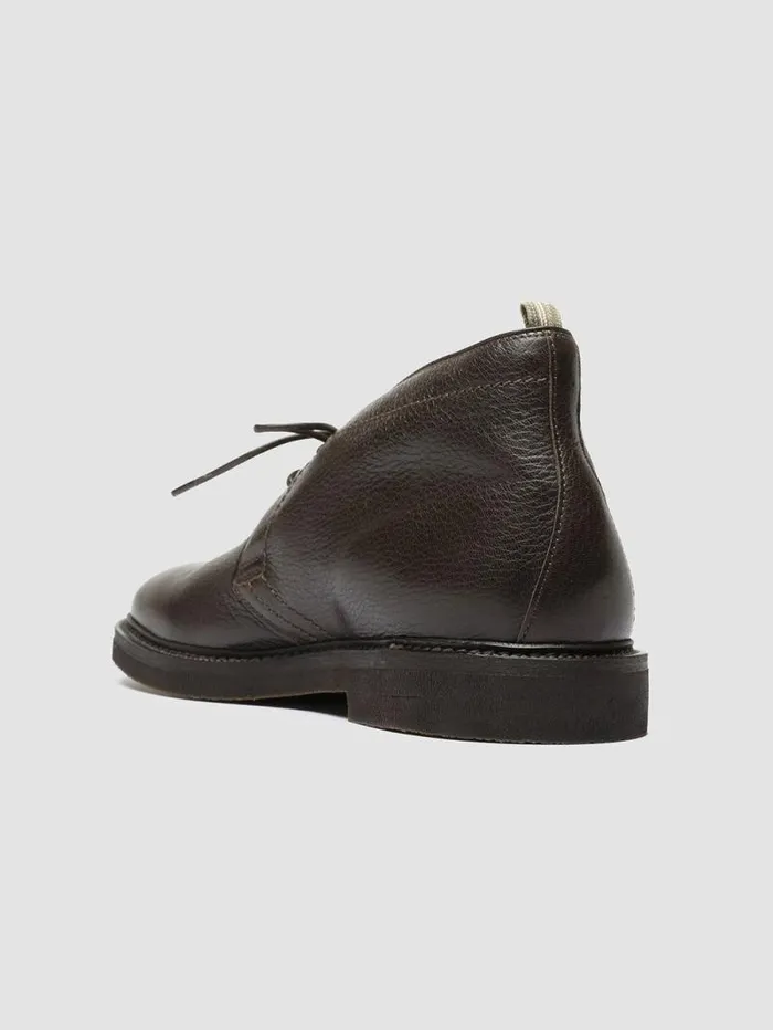 Men Officine Creative Footwear HOPKINS FLEXI 202 Brown Leather Chukka Boots Men Officine Creative Footwear HOPKINS FLEXI 202 Brown Leather Chukka Boots