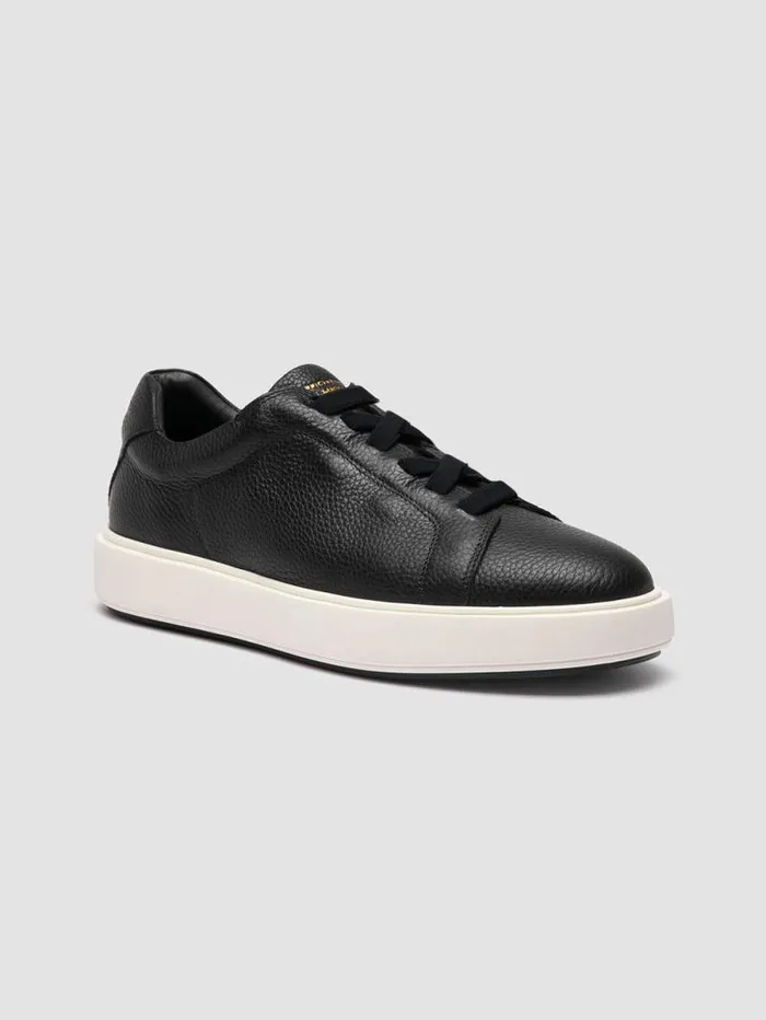 Men Officine Creative Footwear SLOUCH 001 Blue Leather Low Top Sneakers Men Officine Creative Footwear SLOUCH 001 Blue Leather Low Top Sneakers