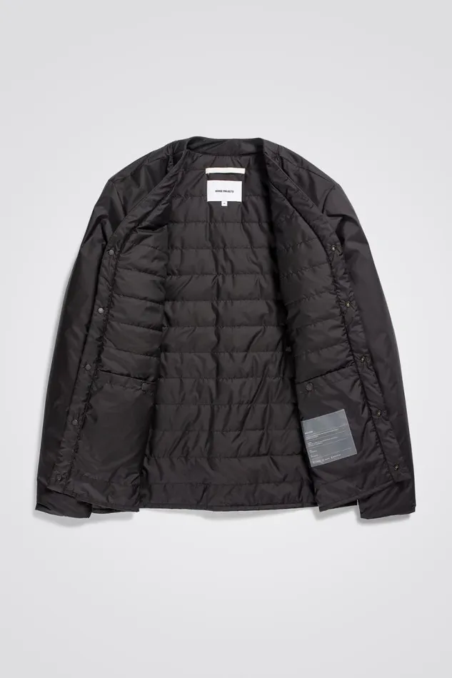 Men Otto Light Pertex Black Norse Projects Outerwear