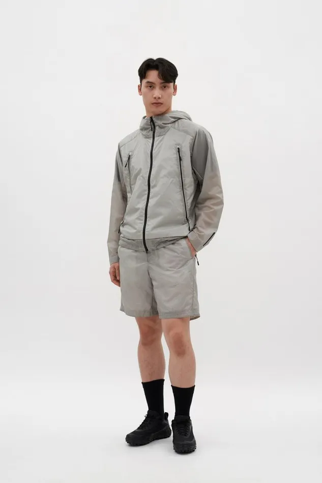 Men Pasmo Hooded Windbreaker Jacket Lucid White Norse Projects Outerwear