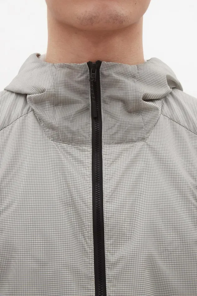Men Pasmo Hooded Windbreaker Jacket Lucid White Norse Projects Outerwear