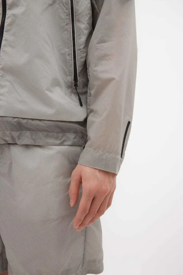 Men Pasmo Hooded Windbreaker Jacket Lucid White Norse Projects Outerwear