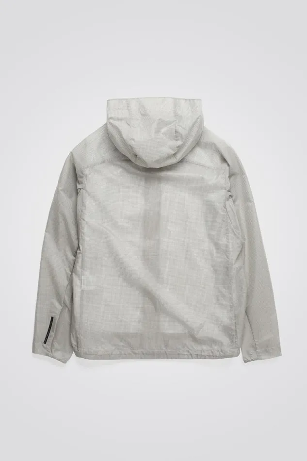 Men Pasmo Hooded Windbreaker Jacket Lucid White Norse Projects Outerwear