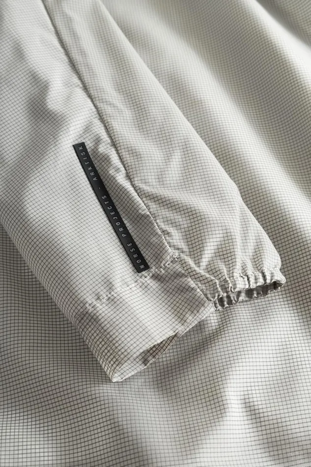Men Pasmo Hooded Windbreaker Jacket Lucid White Norse Projects Outerwear