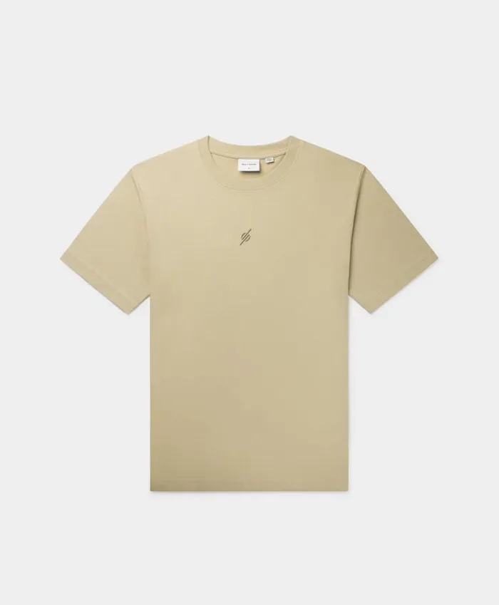 Men Pelican Beige Mono TShirt Daily Paper TShirts