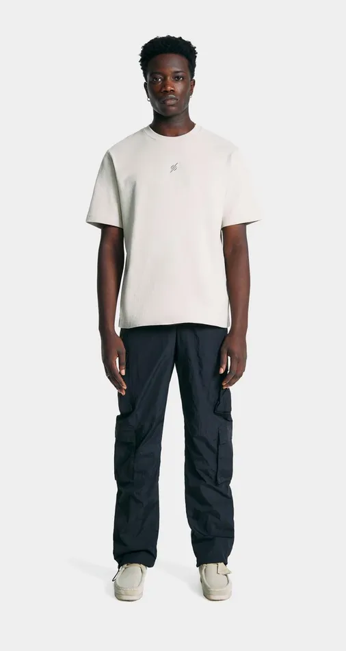 Men Pelican Beige Mono TShirt Daily Paper TShirts Men Pelican Beige Mono TShirt Daily Paper TShirts