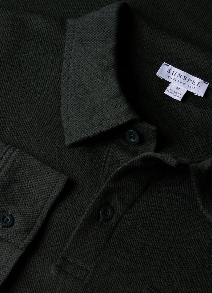 Men Polo Shirts ussunspel Long Sleeve Riviera Polo Shirt Holly Green Men Polo Shirts ussunspel Long Sleeve Riviera Polo Shirt Holly Green