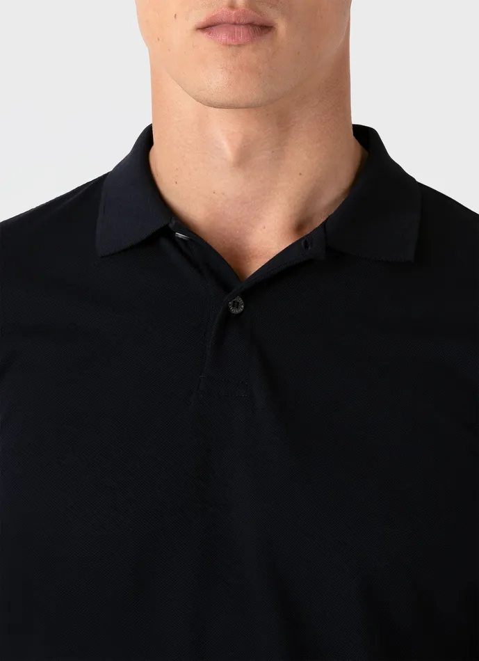 Men Polo Shirts ussunspel Piqu Polo Shirt Midnight Navy Men Polo Shirts ussunspel Piqu Polo Shirt Midnight Navy