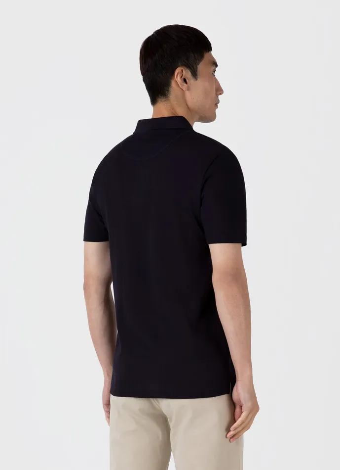 Men Polo Shirts ussunspel Riviera Polo Shirt Midnight Navy Men Polo Shirts ussunspel Riviera Polo Shirt Midnight Navy