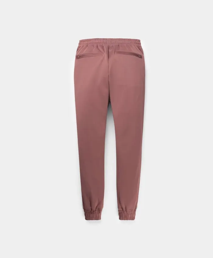 Men Rose Brown Tonal Etape Logo Trackpants Daily Paper Pants