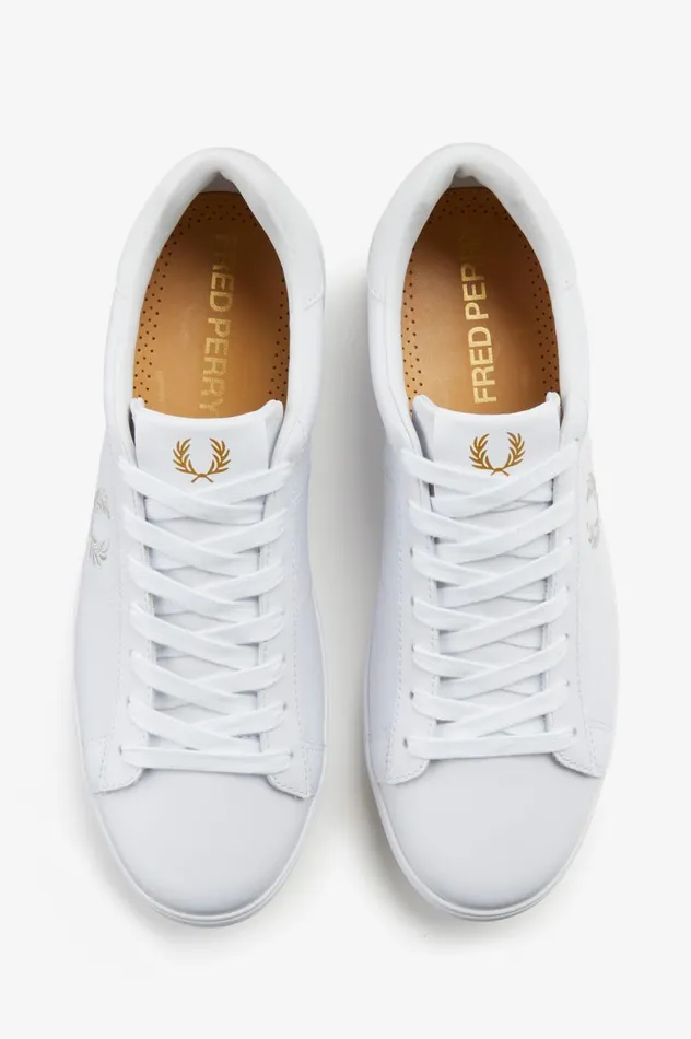 Men Spencer White Fred Perry Shoes