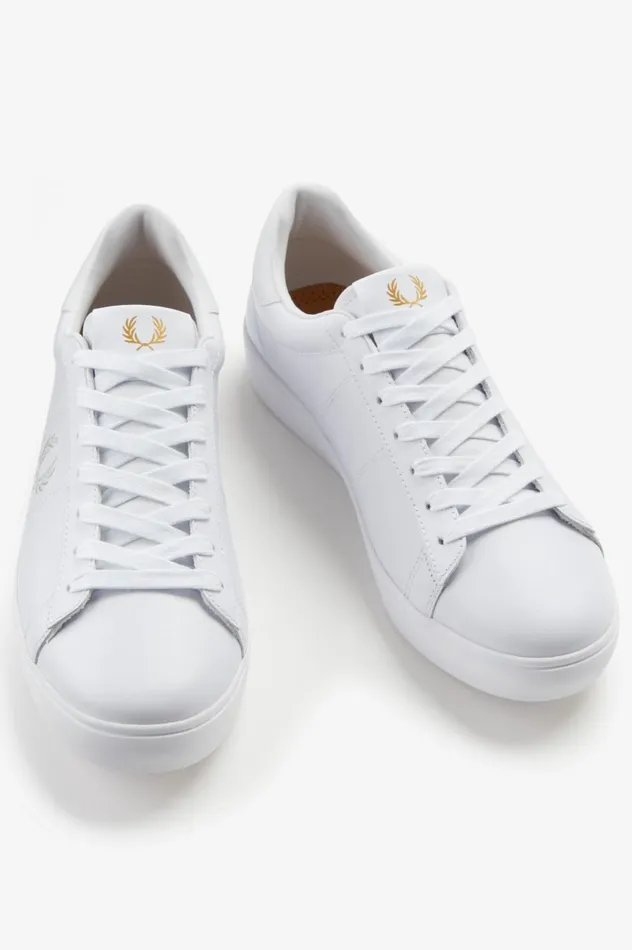 Men Spencer White Fred Perry Shoes