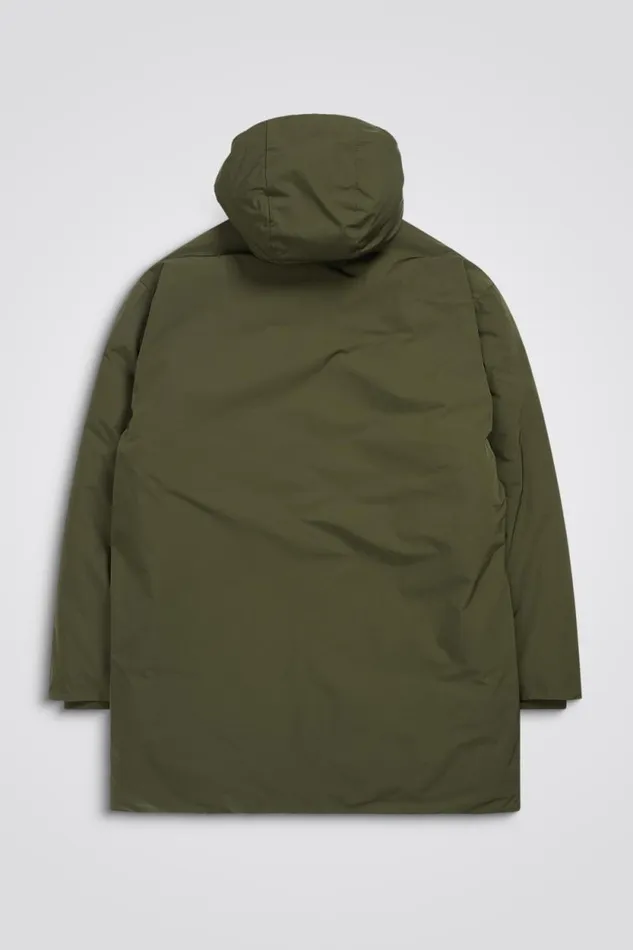 Men Stavanger Military Nylon Parka Army Green Norse Projects Outerwear