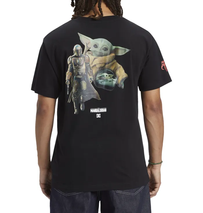 Men TShirts DC Shoes Star Wars DC Mando Glamour Shot TShirt black