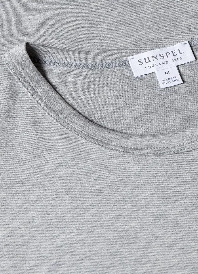 Men Tshirts ussunspel Classic Tshirt Grey Melange Men Tshirts ussunspel Classic Tshirt Grey Melange