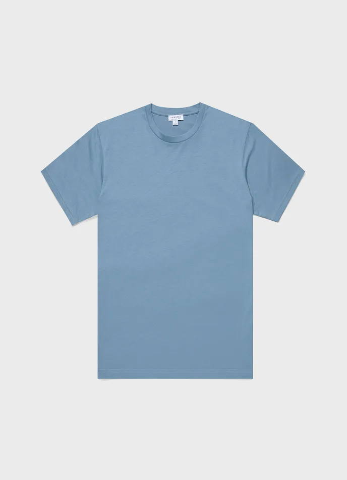Men Tshirts ussunspel Riviera Midweight Tshirt Como Blue