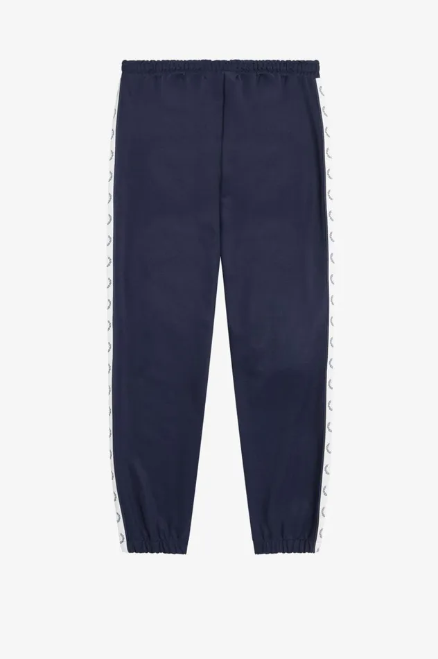Men Taped Track Pant Carbon Blue Fred Perry Tracksuits