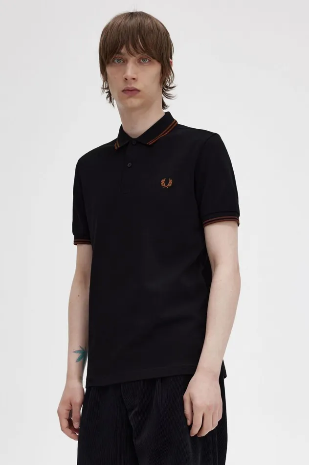 Men The ShirtM3600 Blackwhisky Brown Fred Perry Polo Shirts