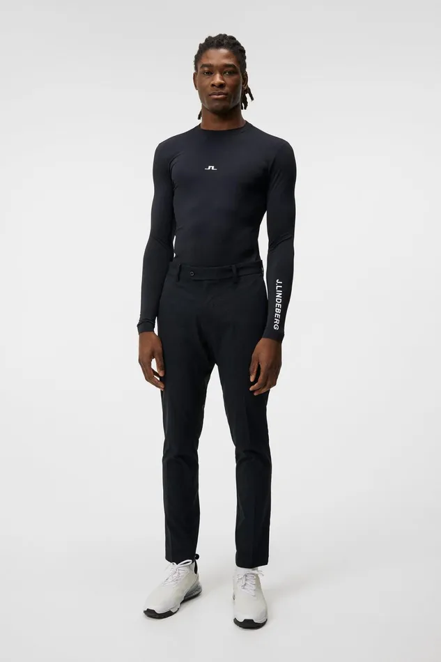 Men Thor Long Sleeve Black JLindeberg Base and Mid Layers Men Thor Long Sleeve Black JLindeberg Base and Mid Layers
