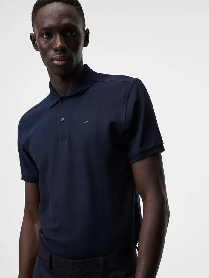 Men Troy Pique Polo Shirt JL Navy JLindeberg Polo Shirts Men Troy Pique Polo Shirt JL Navy JLindeberg Polo Shirts