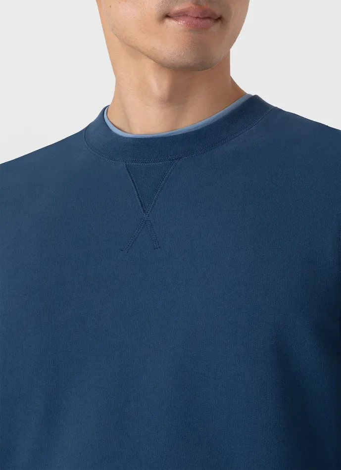 Men ussunspel Loopback Sweatshirt Naval Blue Sweatshirts and Sweatpants Men ussunspel Loopback Sweatshirt Naval Blue Sweatshirts and Sweatpants