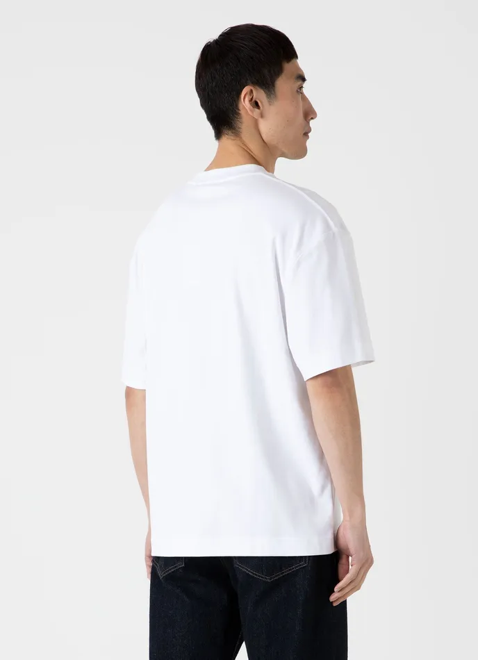 Men ussunspel Oversized Heavyweight Tshirt White Tshirts Men ussunspel Oversized Heavyweight Tshirt White Tshirts