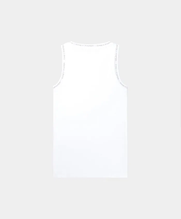 Men White Erib Tank Top Mens Daily Paper TShirts Men White Erib Tank Top Mens Daily Paper TShirts