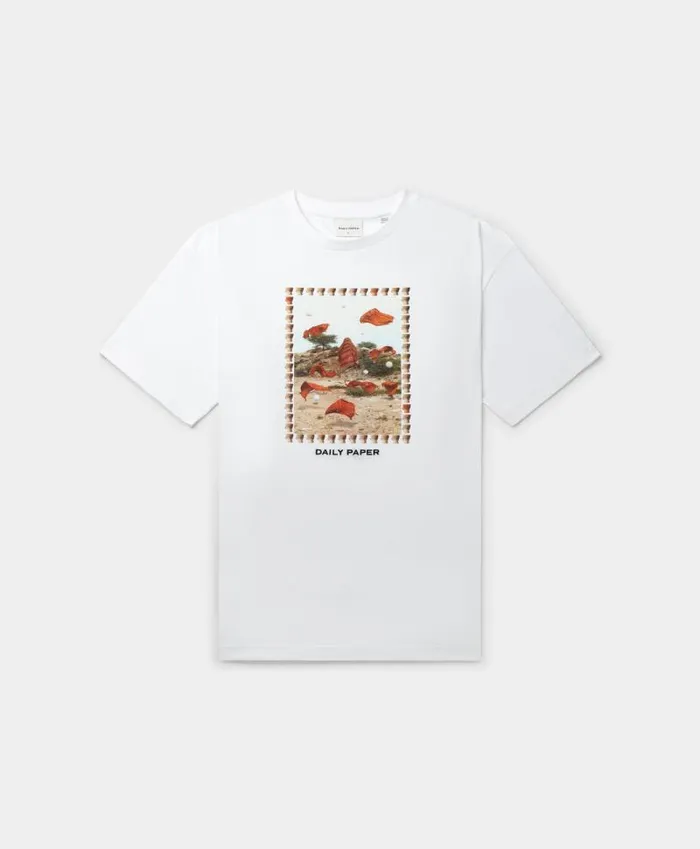 Men White Oversized Rashad TShirt Daily Paper TShirts