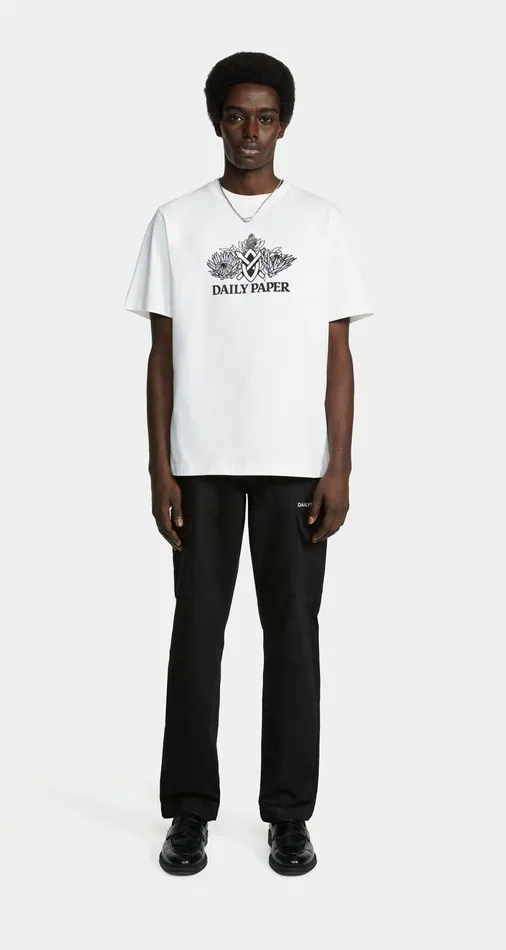 Men White Ratib TShirt Daily Paper TShirts Men White Ratib TShirt Daily Paper TShirts