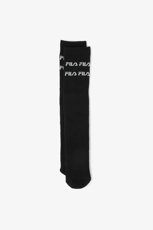 MenWomen Fila Socks and Accessories Double Line Logo Knee High Sock