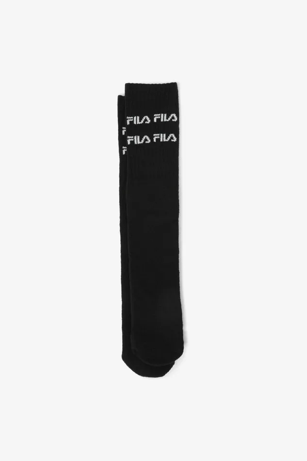 MenWomen Fila Socks and Accessories Double Line Logo Knee High Sock MenWomen Fila Socks and Accessories Double Line Logo Knee High Sock