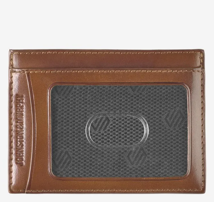 MenWomen Johnston and Murphy Wallets Hudson Perforated Weekender Case Brown Burnished