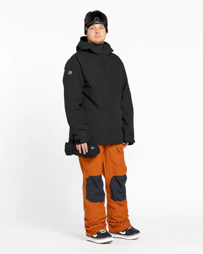 Mens 2836 Insulated Jacket 8211 Black Mens Volcom Jackets