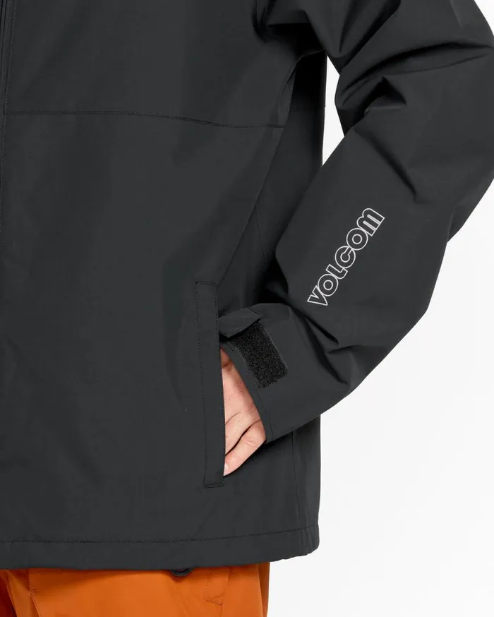 Mens 2836 Insulated Jacket 8211 Black Mens Volcom Jackets