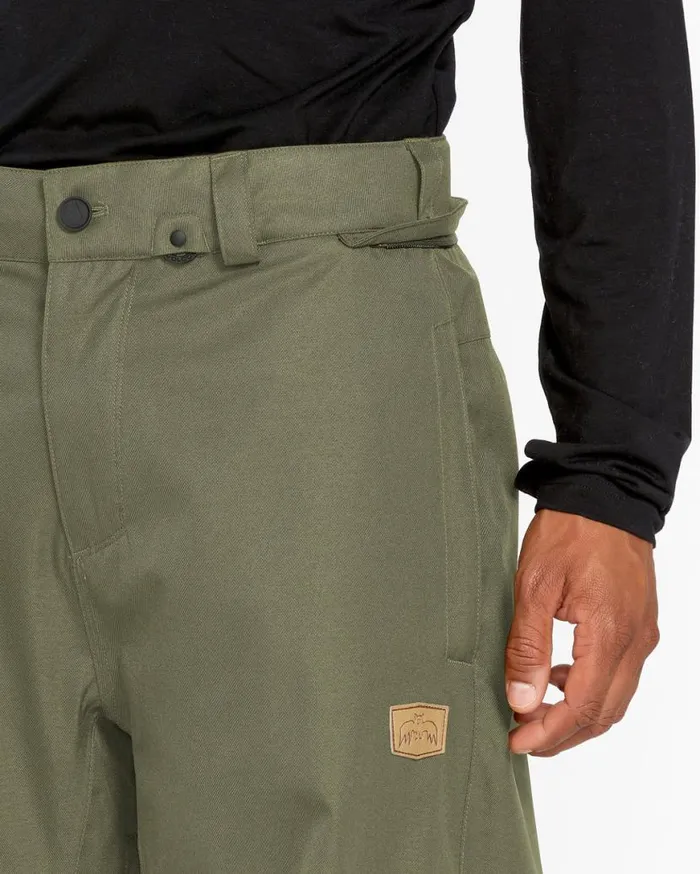 Mens Arthur 20K Pants 8211 Ivy Mens Volcom Pants