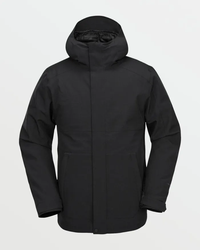 Mens Brighton Full Zip Jacket 8211 Black Mens Volcom Jackets