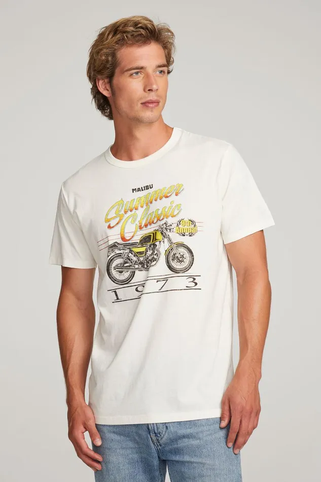 Mens Chaser Brand Tops Classic Moto Mens Tee