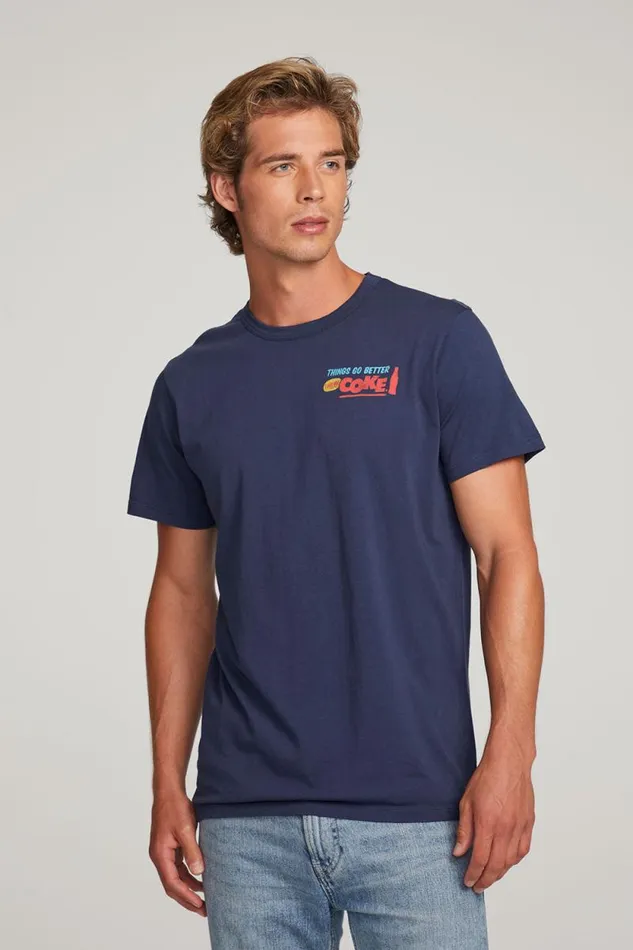 Mens Chaser Brand Tops Coca Cola 8211 Better With Coke Mens Tee