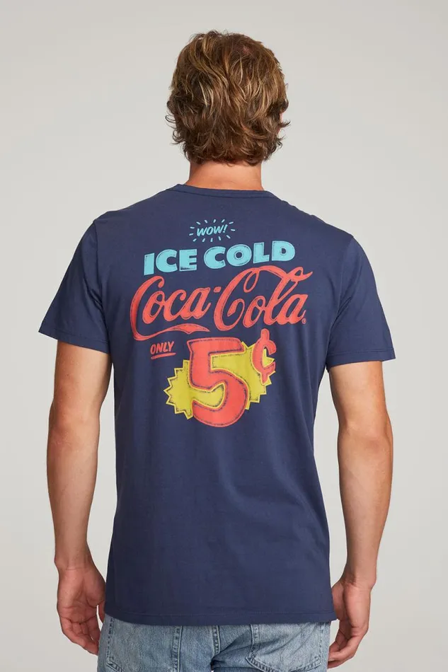 Mens Chaser Brand Tops Coca Cola 8211 Better With Coke Mens Tee