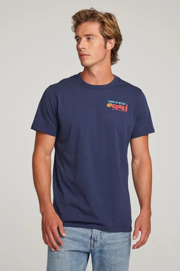 Mens Chaser Brand Tops Coca Cola 8211 Better With Coke Mens Tee