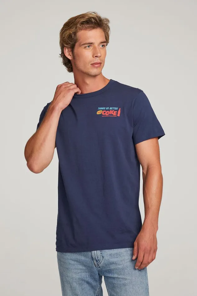 Mens Chaser Brand Tops Coca Cola 8211 Better With Coke Mens Tee