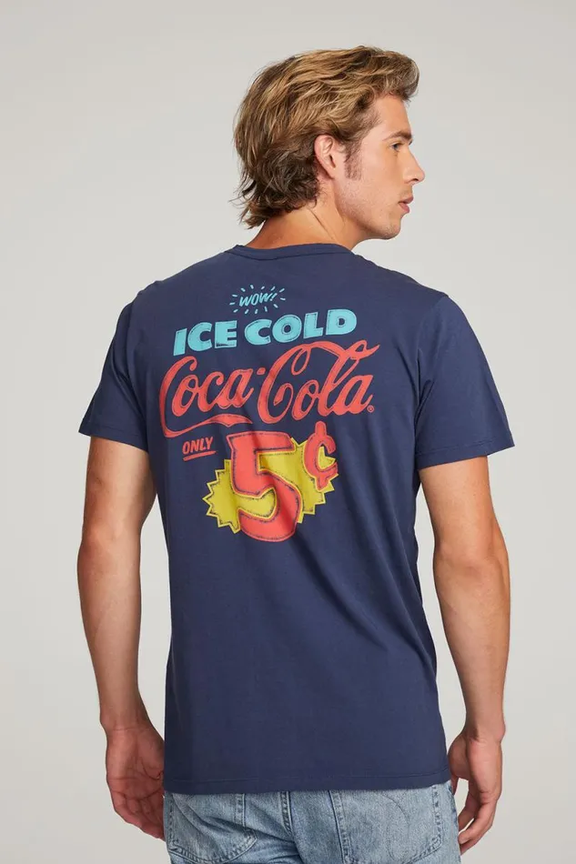 Mens Chaser Brand Tops Coca Cola 8211 Better With Coke Mens Tee