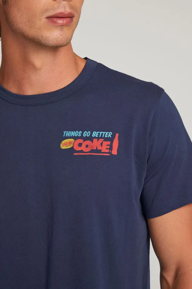 Mens Chaser Brand Tops Coca Cola 8211 Better With Coke Mens Tee