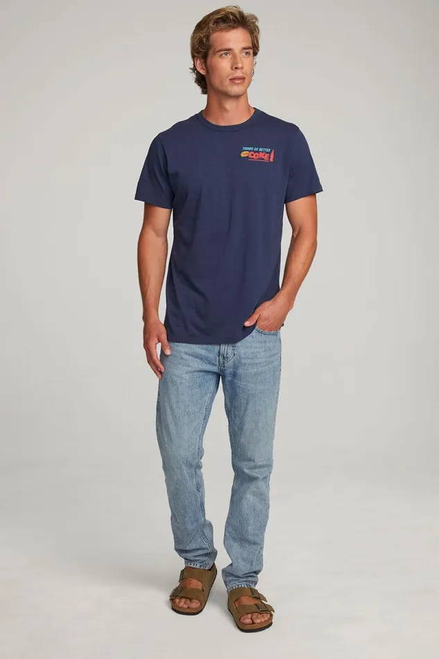 Mens Chaser Brand Tops Coca Cola 8211 Better With Coke Mens Tee