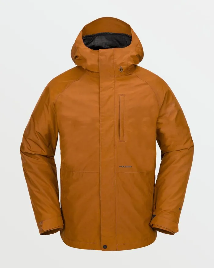 Mens Dua GoreTex Jacket 8211 Caramel Mens Volcom Jackets