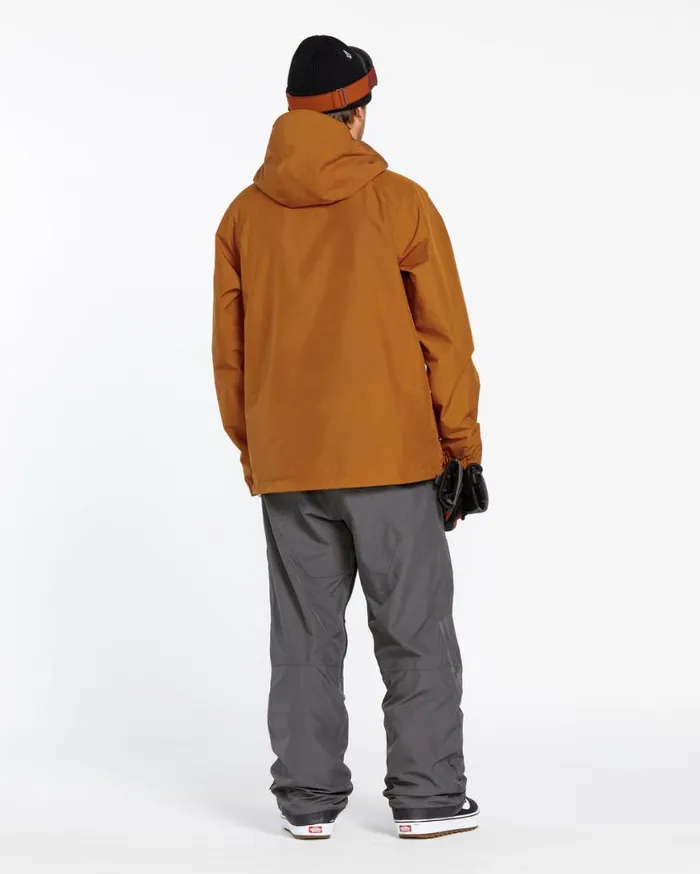 Mens Dua Insulated Gore Jacket 8211 Caramel Mens Volcom Jackets