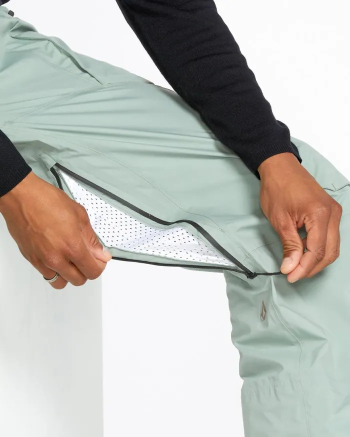 Mens Guch Stretch Gore Pants 8211 Agave Mens Volcom Pants
