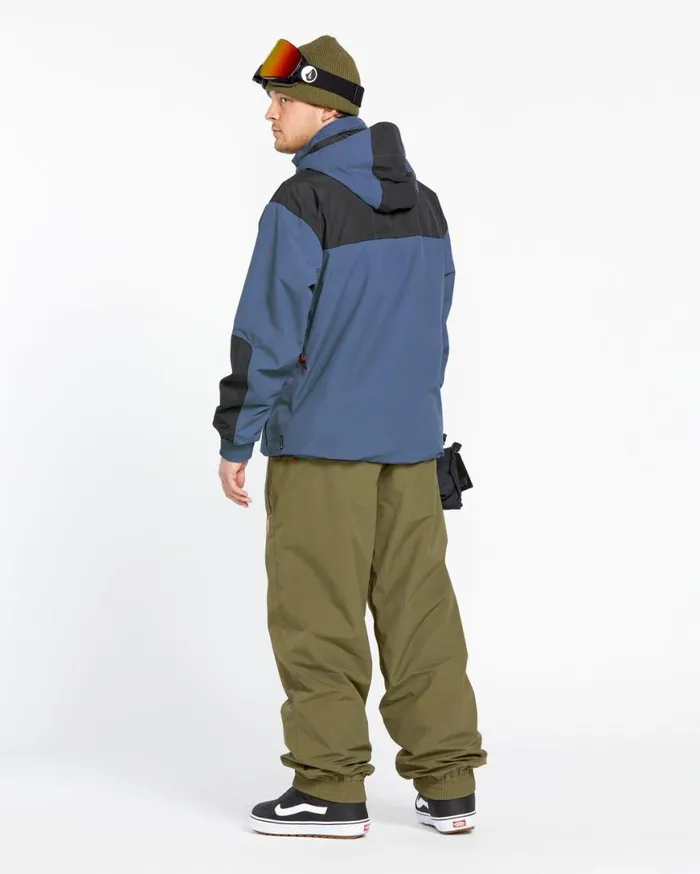 Mens Longo GoreTex Jacket 8211 Indigo Mens Volcom Jackets