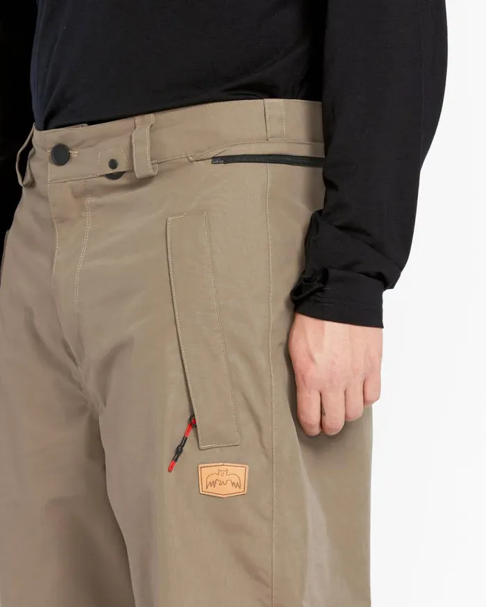 Mens Longo GoreTex Pants 8211 Chestnut Brown Mens Volcom Pants